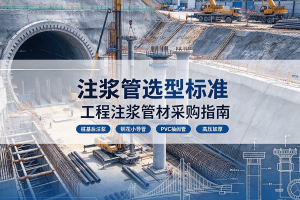 安阳注浆管选型标准