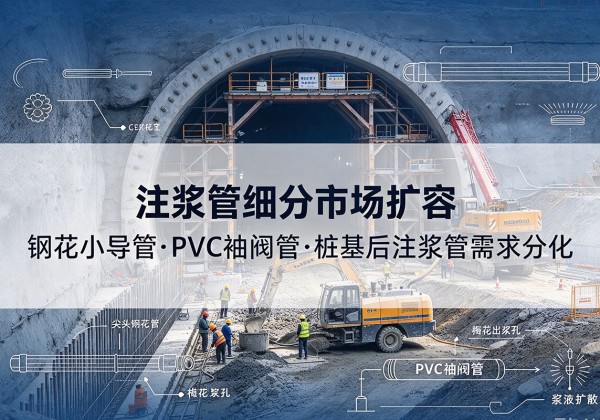 安阳注浆管细分市场扩容，隧道钢花小导管、PVC 袖阀管、桩基后注浆管需求分化
